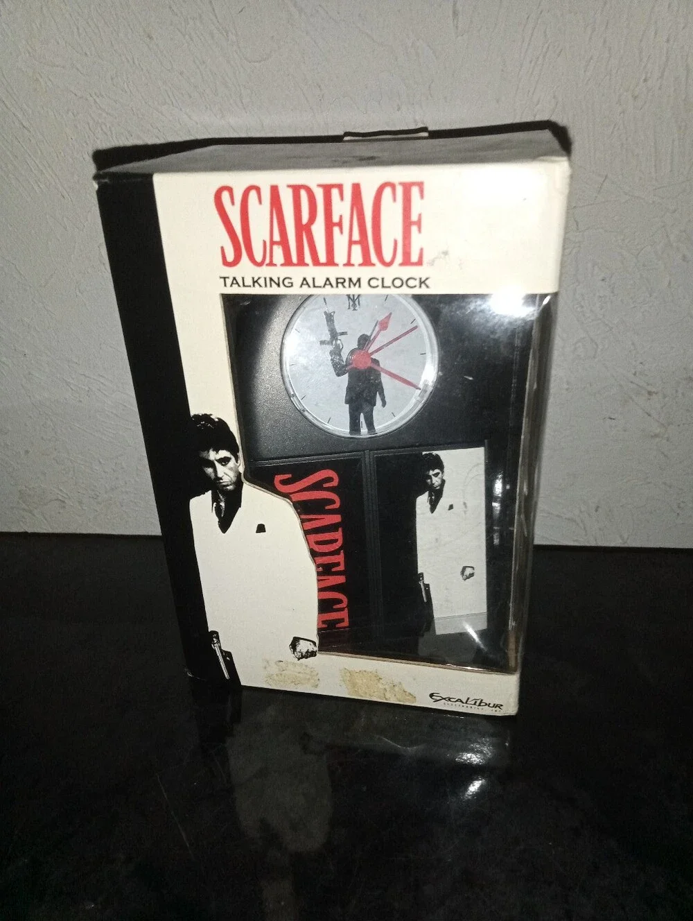 NIB Scarface Talking Alarm Clock Batteries Included